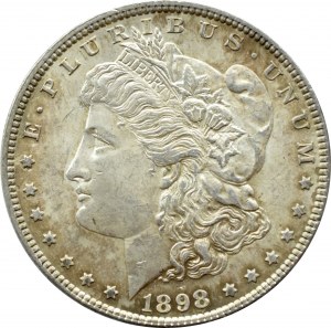 USA, Morgana, $1 1898, Philadelphia, UNC