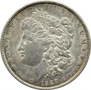 USA, Morgana, $1 1889, Philadelphia BEAUTIFUL!