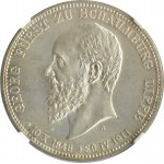 Niemcy, Schaumburg-Lippe, Georg, 3 marki 1911, Berlin, NGC MS62