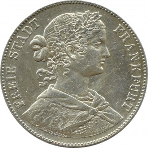Germany, Frankfurt, thaler 1860, Frankfurt