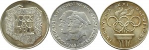 PRL, set of 200 zloty coins 1974-1976, Warsaw EXCLUSIVE Pieces