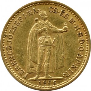 Austria-Hungary, Franz Joseph I, 10 crowns 1906 KB, Kremnica