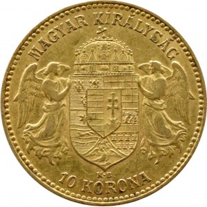 Austro-Węgry, Franciszek Józef I, 10 koron 1906 KB, Kremnica