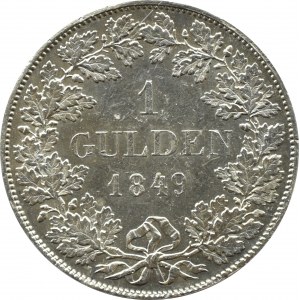 Niemcy, Frankfurt, gulden 1849, Frankfurt n. Menem