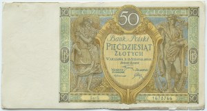 II RP, 50 zloty 1925, series G, Warsaw, RARE