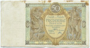 II RP, 50 zloty 1925, AM series, Warsaw, RARE