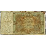II RP, 50 złotych 1925, seria AM, Warszawa, RZADKIE