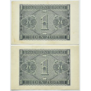 General Government, lot 1 zloty 1941 consecutive numbers, series BB, Cracow