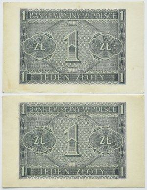 General Government, lot 1 zloty 1941 consecutive numbers, series BB, Cracow