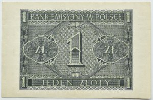 General Government, 1 zloty 1941, AC series, Cracow