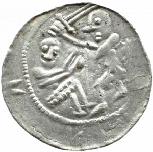 Wladyslaw II Wygnaniec (1138-1146), denarius - Eagle and Hare, WITHOUT DECORATION, Krakow