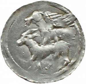 Władysław II Wygnaniec (1138-1146), denarius - Eagle and Hare, KULKA, Kraków