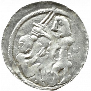 Władysław II Wygnaniec (1138-1146), denar - Orzeł i Zając, KULKA, Kraków