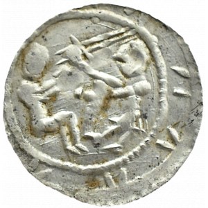 Władysław II Wygnaniec (1138-1146), denar - Orzeł i Zając, MAŁY ORZEŁ, Kraków