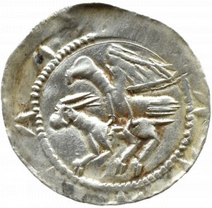 Władysław II Wygnaniec (1138-1146), denarius - Eagle and Hare, STAR, Kraków