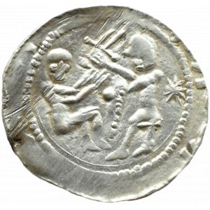 Władysław II Wygnaniec (1138-1146), denar - Orzeł i Zając, GWIAZDA, Kraków