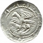 Władysław II Wygnaniec (1138-1146), denar - Orzeł i Zając, DWA MIECZE, Kraków, PIĘKNY