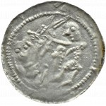 Władysław II Wygnaniec (1138-1146), denar - Orzeł i Zając, DWA MIECZE, Kraków, PIĘKNY