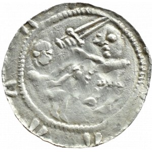 Władysław II Wygnaniec (1138-1146), denar - Orzeł i Zając, BEZ OZDOBNIKÓW, Kraków