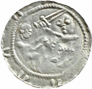 Wladyslaw II Wygnaniec (1138-1146), denarius - Eagle and Hare, WITHOUT DECORATION, Krakow