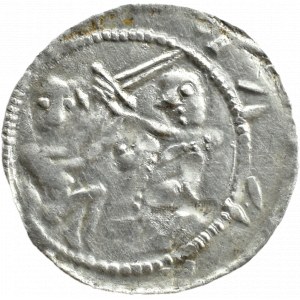 Władysław II Wygnaniec (1138-1146), denar - Orzeł i Zając, BEZ OZDOBNIKÓW, Kraków