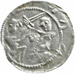 Wladyslaw II Wygnaniec (1138-1146), denarius - Eagle and Hare, WITHOUT DECORATION, Krakow