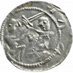 Władysław II Wygnaniec (1138-1146), denar - Orzeł i Zając, BEZ OZDOBNIKÓW, Kraków