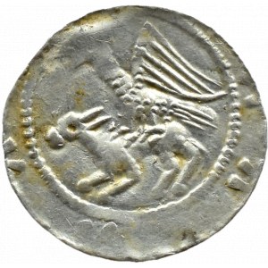Władysław II Wygnaniec (1138-1146), denar - Orzeł i Zając, BEZ OZDOBNIKÓW, Kraków