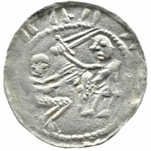 Władysław II Wygnaniec (1138-1146), denar - Orzeł i Zając, BEZ OZDOBNIKÓW, Kraków