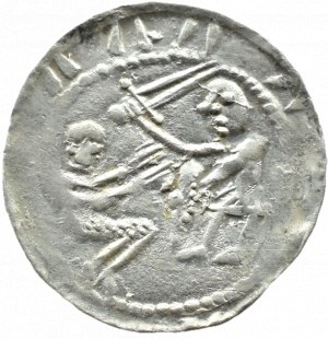 Wladyslaw II Wygnaniec (1138-1146), denarius - Eagle and Hare, WITHOUT DECORATION, Krakow