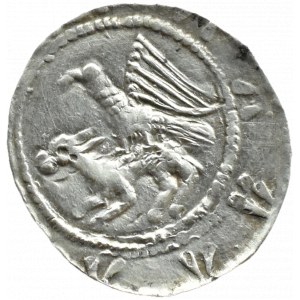 Władysław II Wygnaniec (1138-1146), denar - Orzeł i Zając, DODATKOWY MIECZ, Kraków