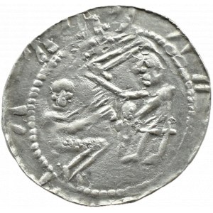 Władysław II Wygnaniec (1138-1146), denar - Orzeł i Zając, DODATKOWY MIECZ, Kraków