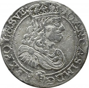 John II Casimir, sixpence 1667 TLB, Bydgoszcz, KROPKI