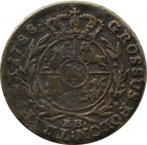 Stanislaw A. Poniatowski, trojak 1788 E.B., Warsaw