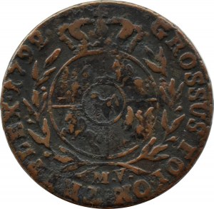 Stanislaw A. Poniatowski, trojak 1792 M.V., Warsaw