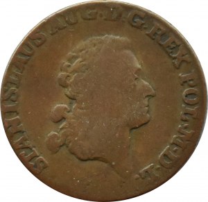 Stanislaw A. Poniatowski, trojak 1792 M.V., Warsaw CROPPA PO TRIPLEX