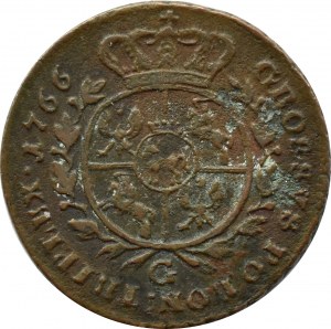 Stanislaw A. Poniatowski, trojak 1766 G, Krakow (15)