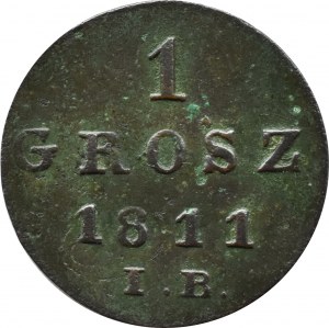Duchy of Warsaw, 1811 I.B. penny, Warsaw (16)