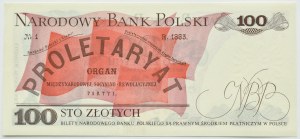 People's Republic of Poland, L. Waryński, 100 gold 1979, FD series, UNC REALLY RARE (L5)