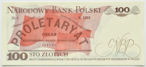 PRL, L. Waryński, 100 złotych 1976, seria DE, UNC RZADSZE (L4)