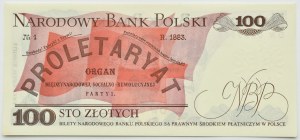 PRL, L. Waryński, 100 zloty 1976, DW series, UNC REALLY RARE (L5)