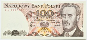 PRL, L. Waryński, 100 gold 1976, BE series, UNC RARE (L6)