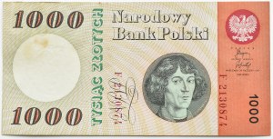People's Republic of Poland, M. Copernicus, 1000 gold 1965, series F