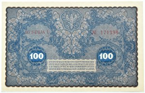 II RP, 100 marks 1919, IG series L, BEAUTIFUL