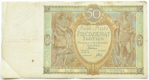 II RP, 50 zloty 1929, B.D. series, RARE