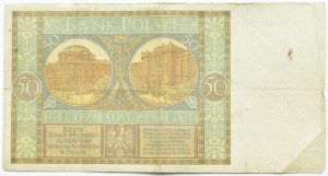 II RP, 50 zloty 1929, B.D. series, RARE