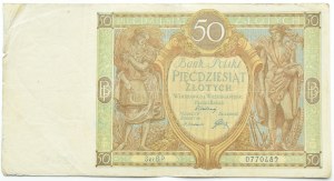 II RP, 50 zlotys 1929, B.P. series, RARE