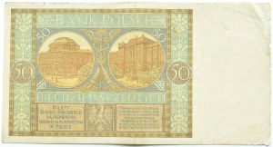 II RP, 50 zlotys 1929, B.P. series, RARE