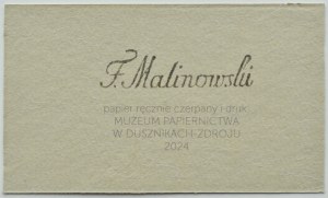 Museum of Papermaking Duszniki Zdrój, REPLICATION of a 4 zloty bill 1794