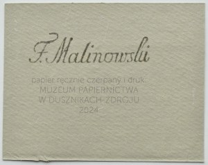 Museum of Papermaking Duszniki Zdrój, REPLICATION of a 10 penny bill 1794